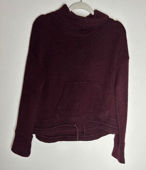 Sweaty Betty Restful Boucle Cowl Neck Sweater Athleisure Lounge Sz Small